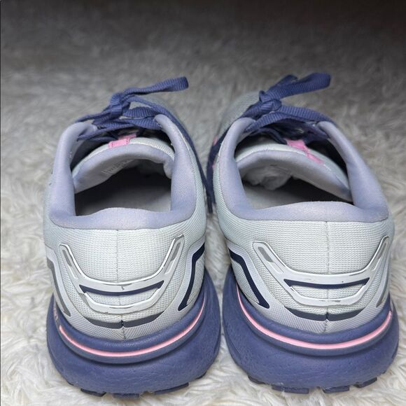 Brooks Ghost Running Shoes - White and Pink - Picture 3 of 7